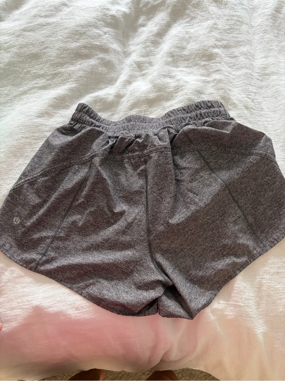 lululemon athletica Women's Heather Gray Running Shorts